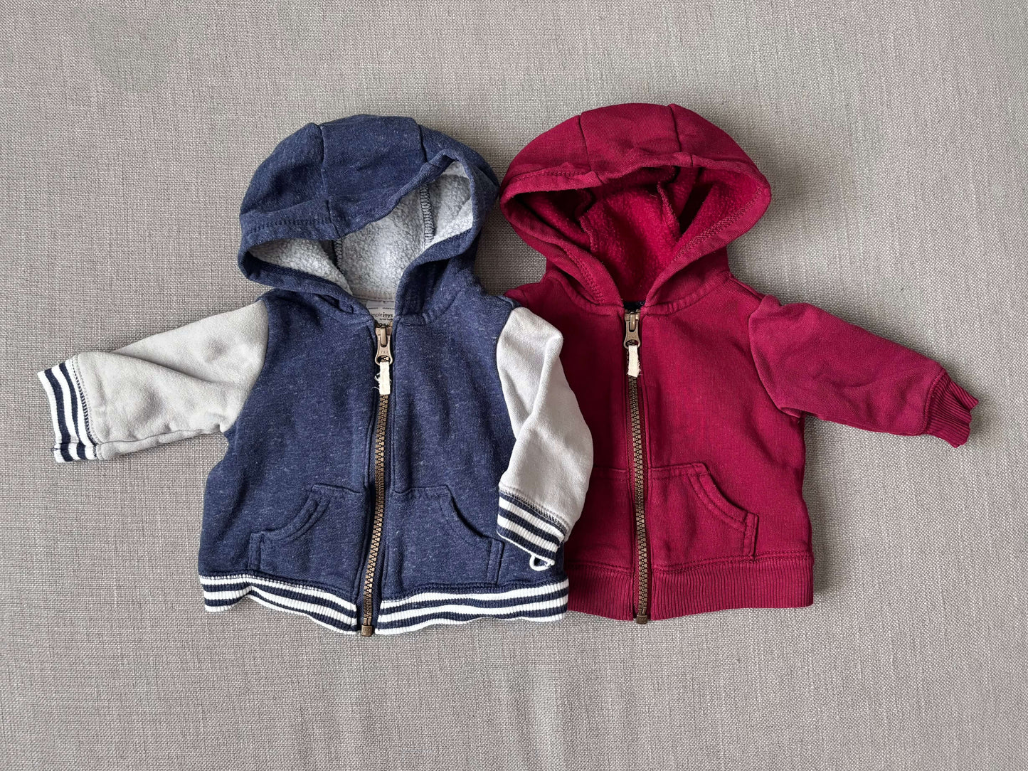 2 x hoodies, 0-3 months, Kids 3 Month (0-3M)