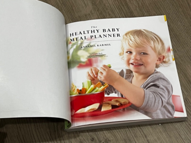 The Healthy Baby Meal Planner Book, by Annabel Karmel, EUC