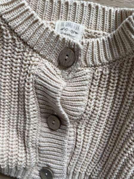 NWOT Knit Cardigan The Simple Folk Retails $140, Kids 3 Month (0-3M)