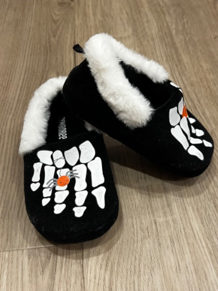 TCP, Skeleton Slippers, size 7-8T, Shoes 7 (Walkers:12-24 mth)