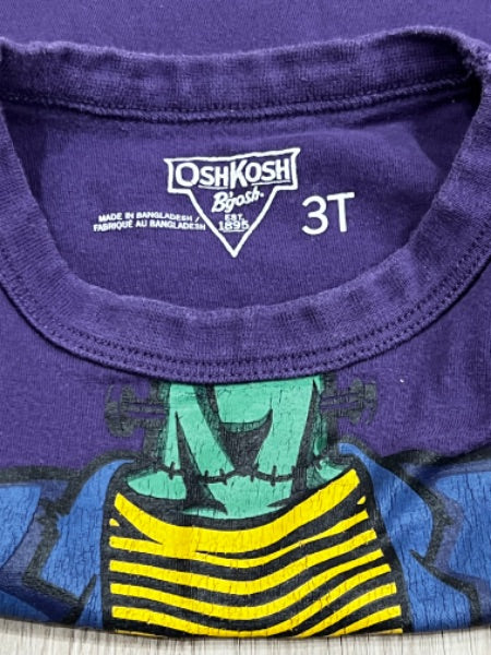 OshKosh, L/S Frankenstein T-shirt, size 3T (Halloween shirt) , Kids 3T