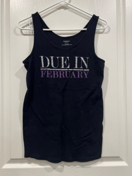 Due in February Tank Top, size M, Maternity M (8-10)