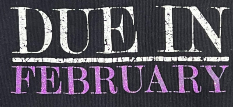 Due in February Tank Top, size M, Maternity M (8-10)