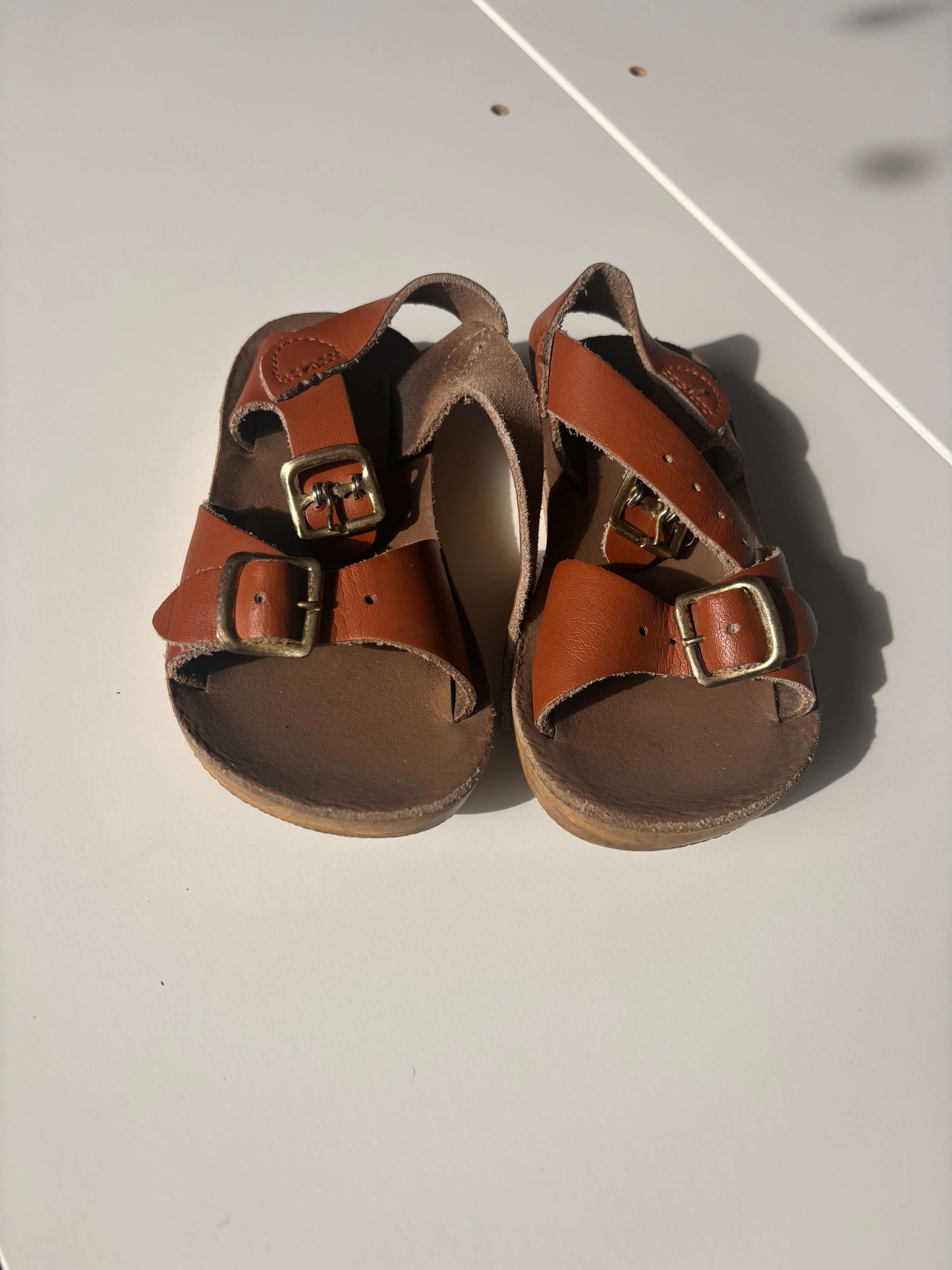 size 6 salt water sandals , Shoes 6 (Walkers:12-24 mth)