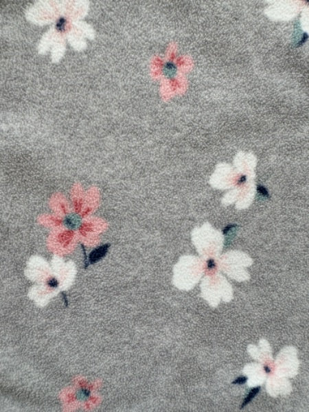 Floral Fleece Sleep Sack , 0-6 Months (Small)