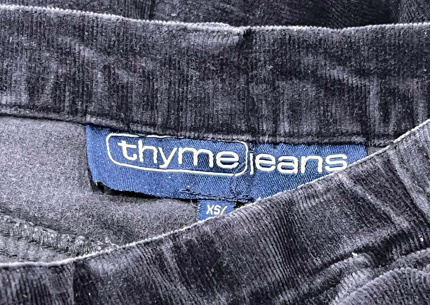 Navy Blue Maternity Corduroys from Thyme Jeans, size X-Small, Very Good Used Condition (VGUC), Maternity XS (0-2)