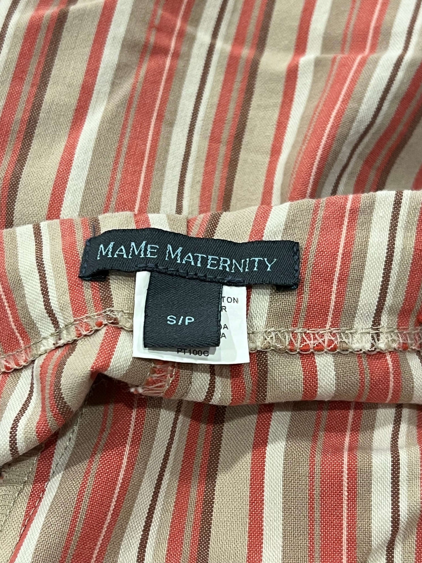 MaMe Maternity Striped Pants, size Small, Very Good Used Condition (VGUC), Maternity S (4-6)