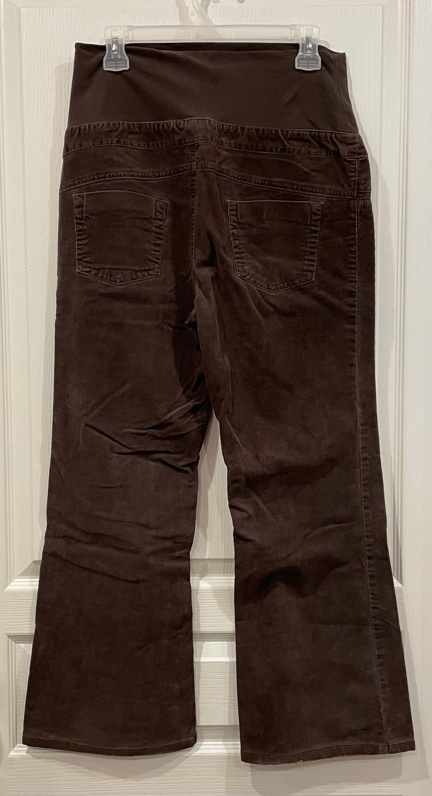 Low rise Brown Maternity Corduroys, size Medium, Very Good Used Condition (VGUC), Maternity M (8-10)