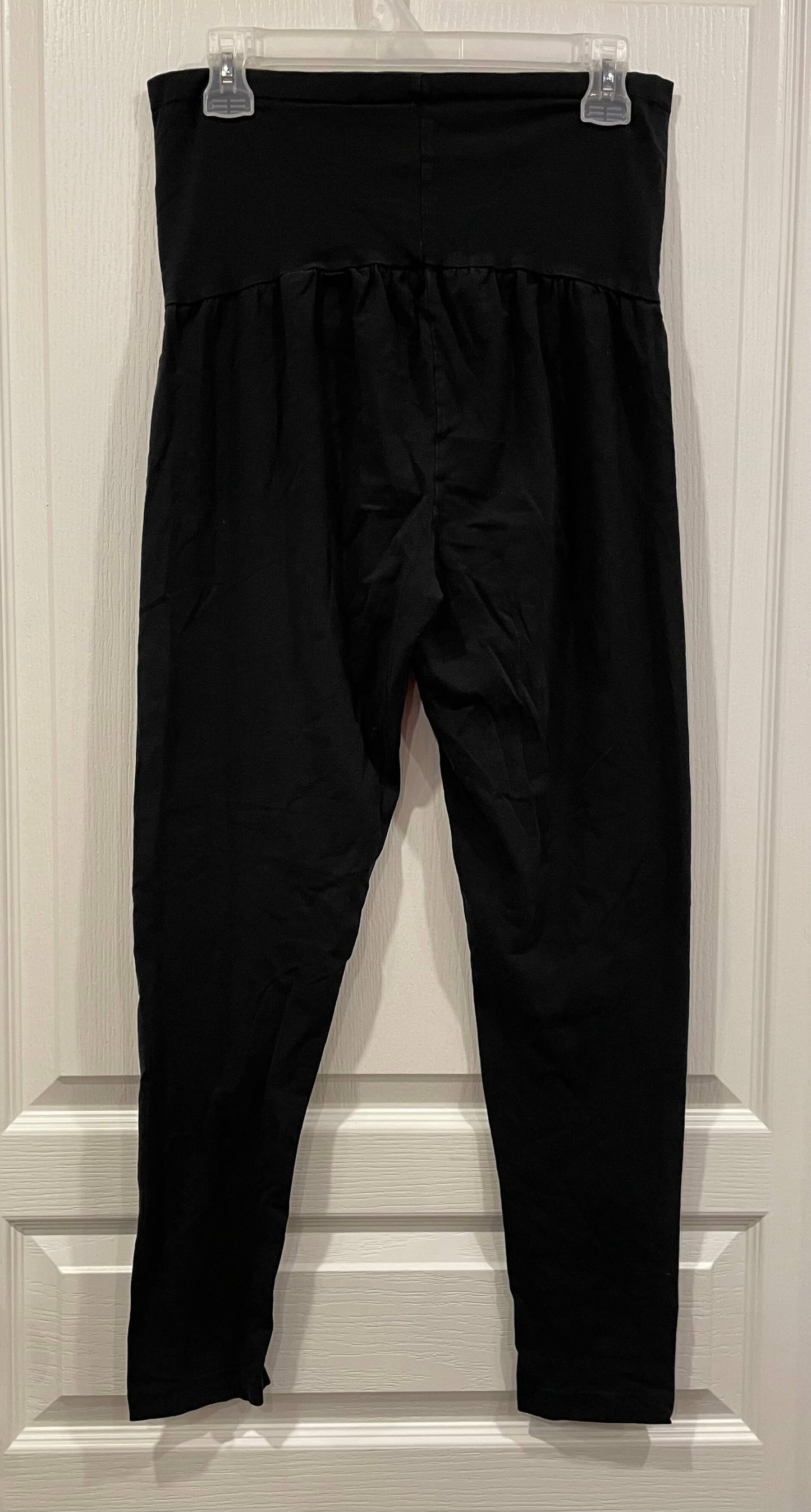 Black Maternity Leggings by George, size Large, Very Good Used Condition (VGUC), Maternity L (12-14)