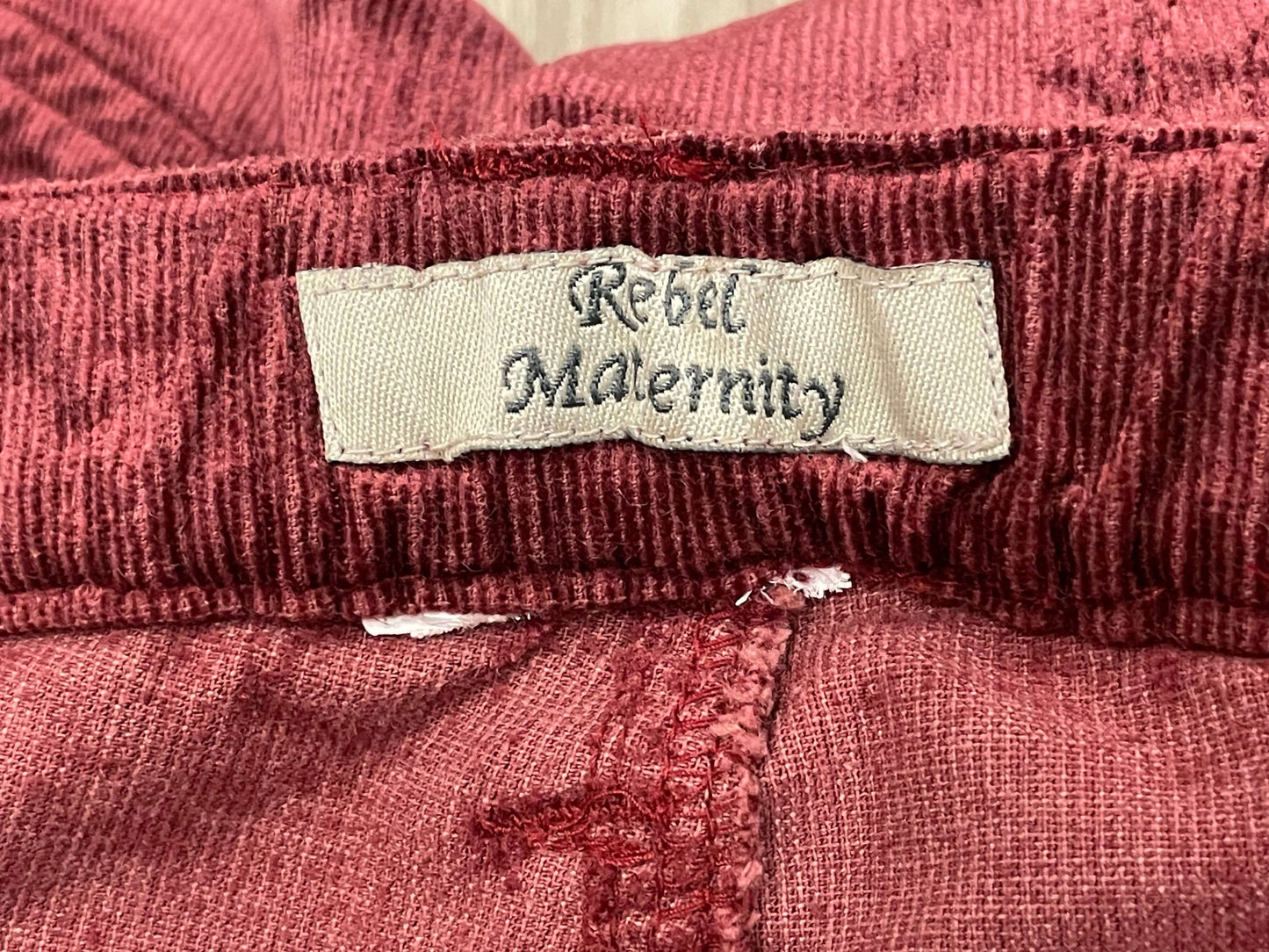 Dark Pink Maternity Corduroys, approx. size Small, Excellent Used Condition (EUC), Maternity S (4-6)