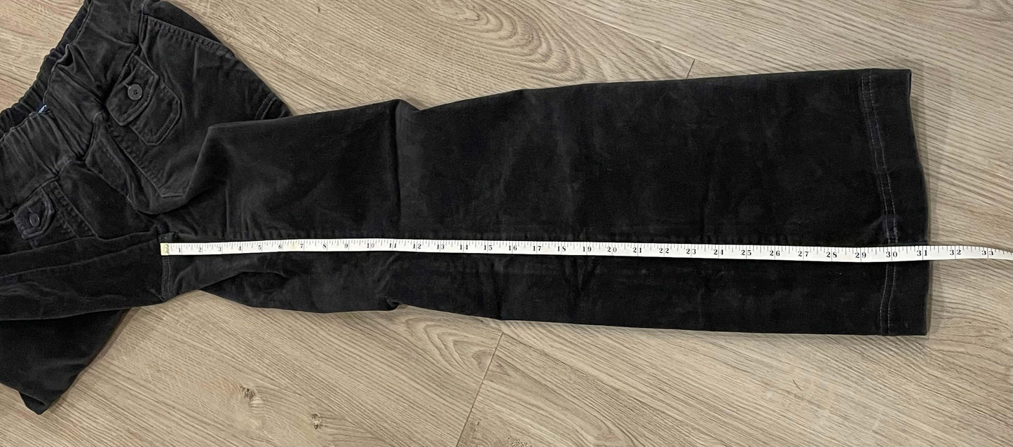 Black Maternity Velvety Pants, size X-Small, Excellent Used Condition (EUC), Maternity XS (0-2)