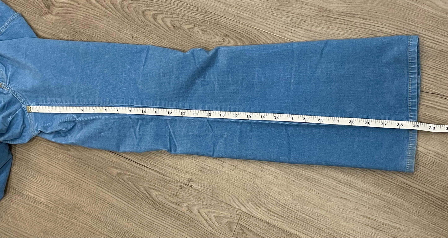 Blue Maternity Low Rise Corduroys, size Small, Very Good Used Condition (VGUC), Maternity S (4-6)