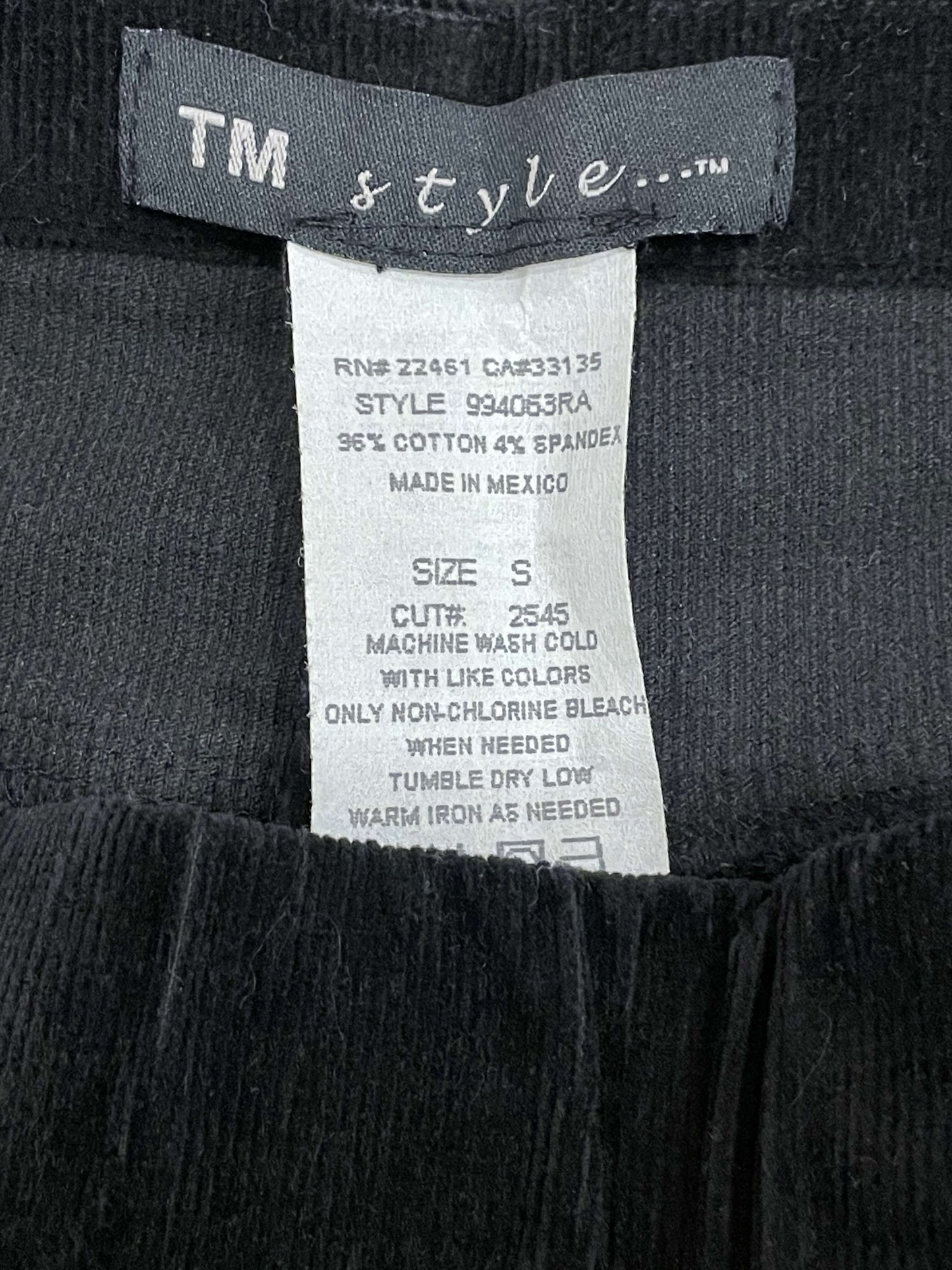 Black Maternity Corduroy Pants, size Small, Excellent Used Condition (EUC), Maternity S (4-6)