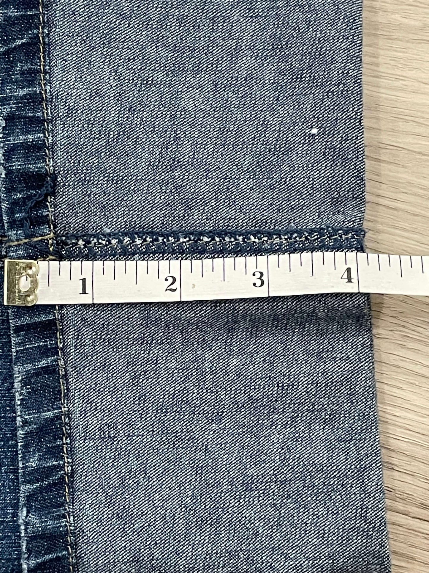 American Star Maternity, Denim Jean Capris/Crops, size Large, EUC, Maternity L (12-14)