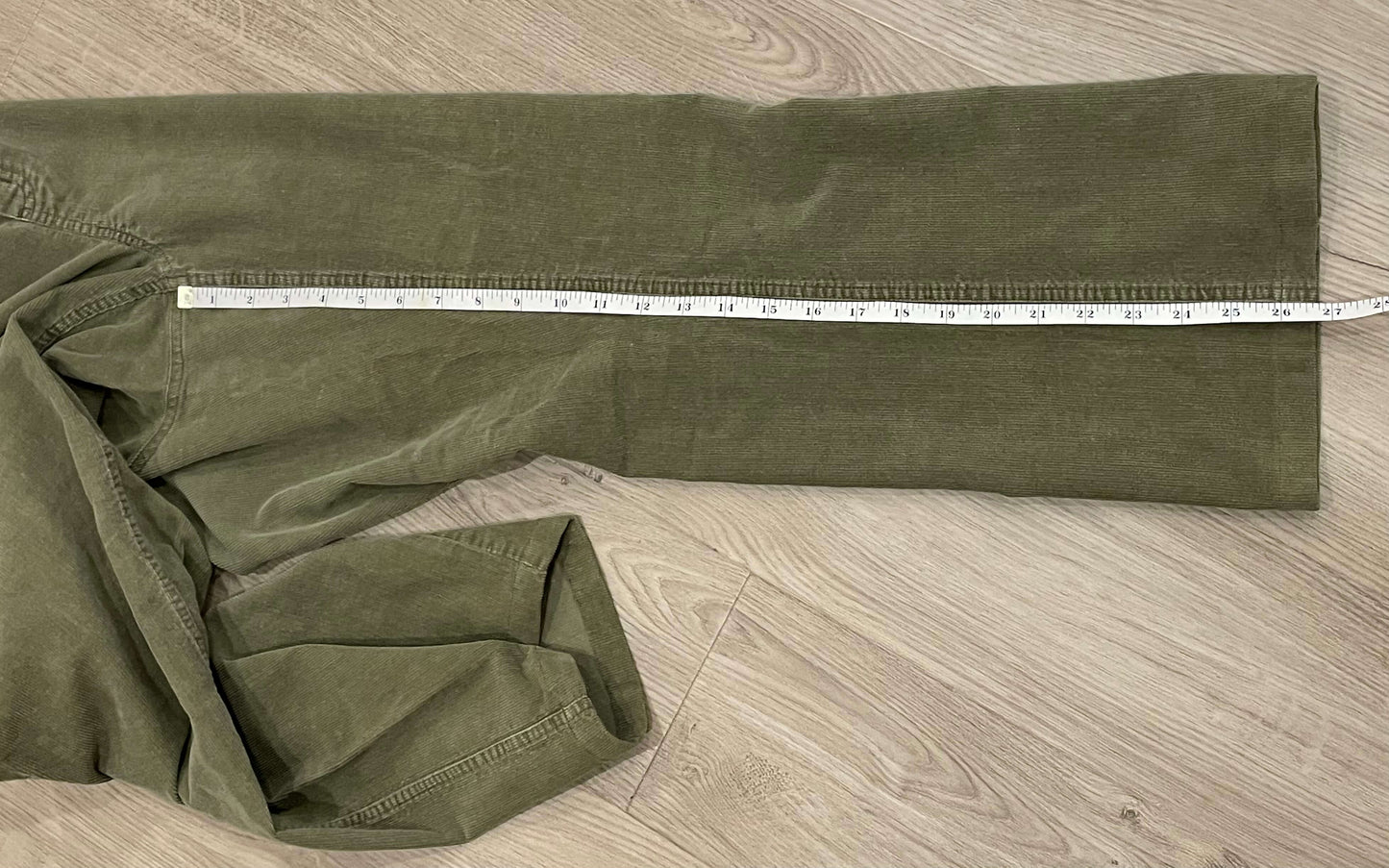 Olive Green Maternity Corduroys, size Large, Very Good Used Condition (VGUC), Maternity L (12-14)
