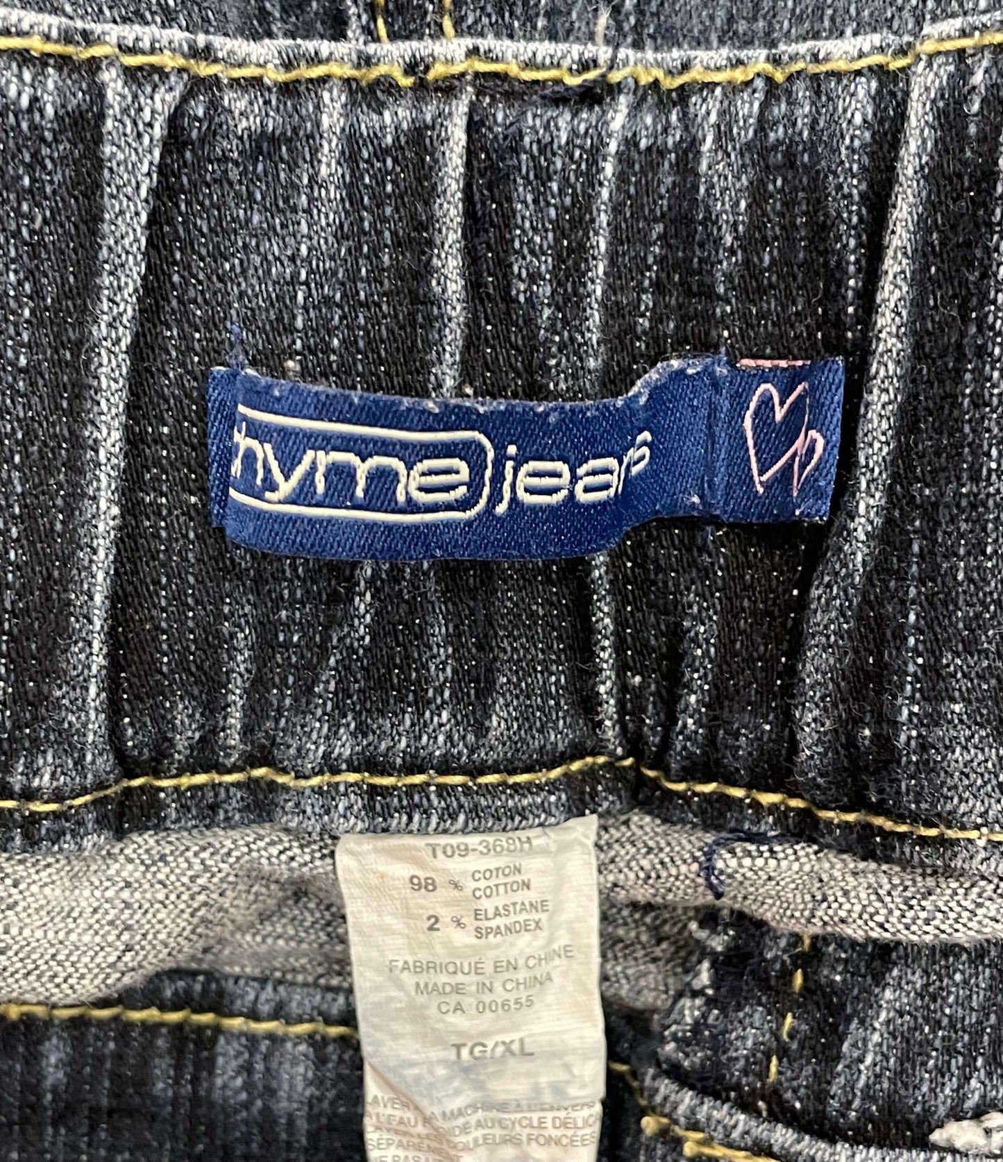 Thyme Maternity Blue Jeans, size , Very Good Used Condition (VGUC), Maternity L (12-14)