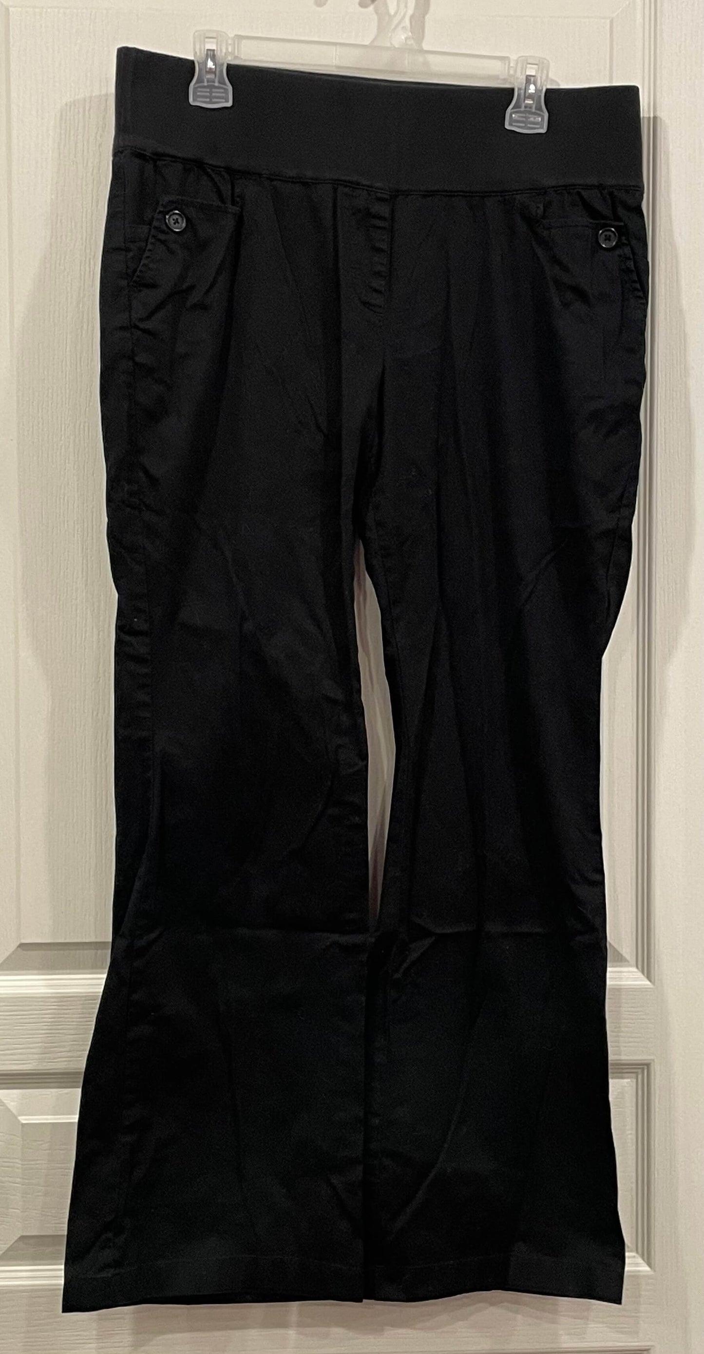 Maternity Black Casual Dress Pants, size 10, Excellent Used Condition (EUC) , Maternity M (8-10)