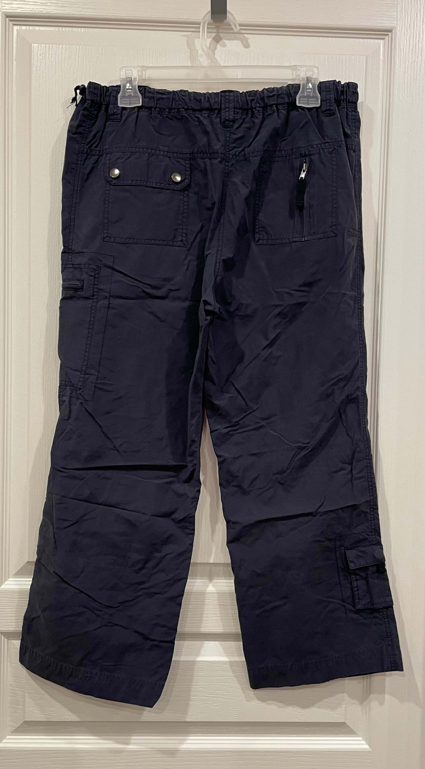 Navy Blue Maternity Cargo Pants, size Small, Very Good Used Condition (VGUC), Maternity S (4-6)