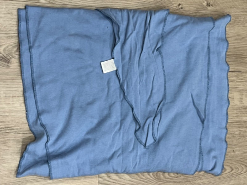 Blue, jersey knit Cuddly Wrap