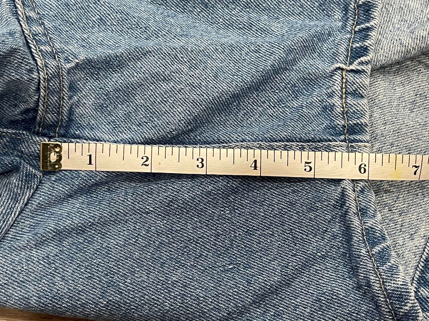 Denim Maternity Shorts, size 4 (Small), Maternity S (4-6)