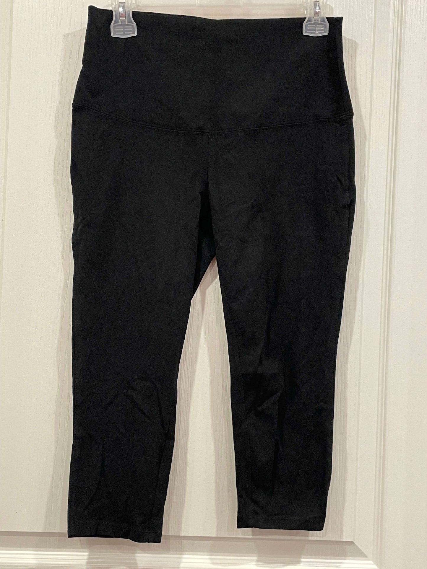 Black Maternity Capri Leggings, size Small , Maternity S (4-6)