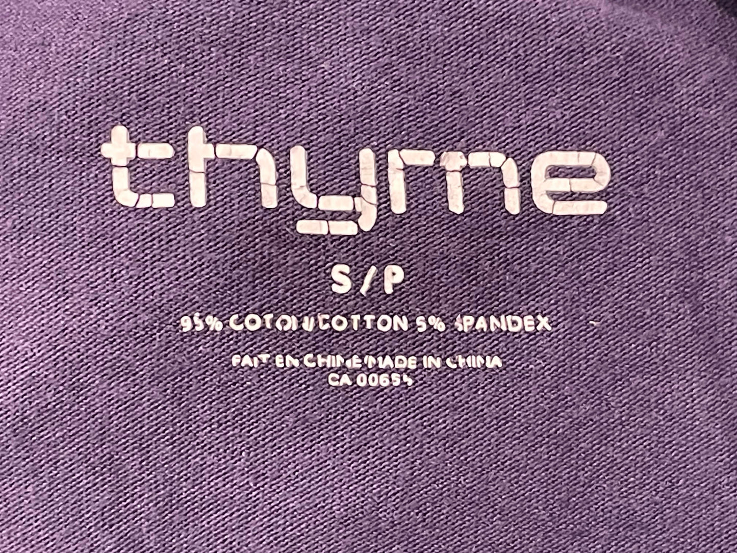 Thyme Maternity, Purple T-shirt, size Small, Maternity S (4-6)