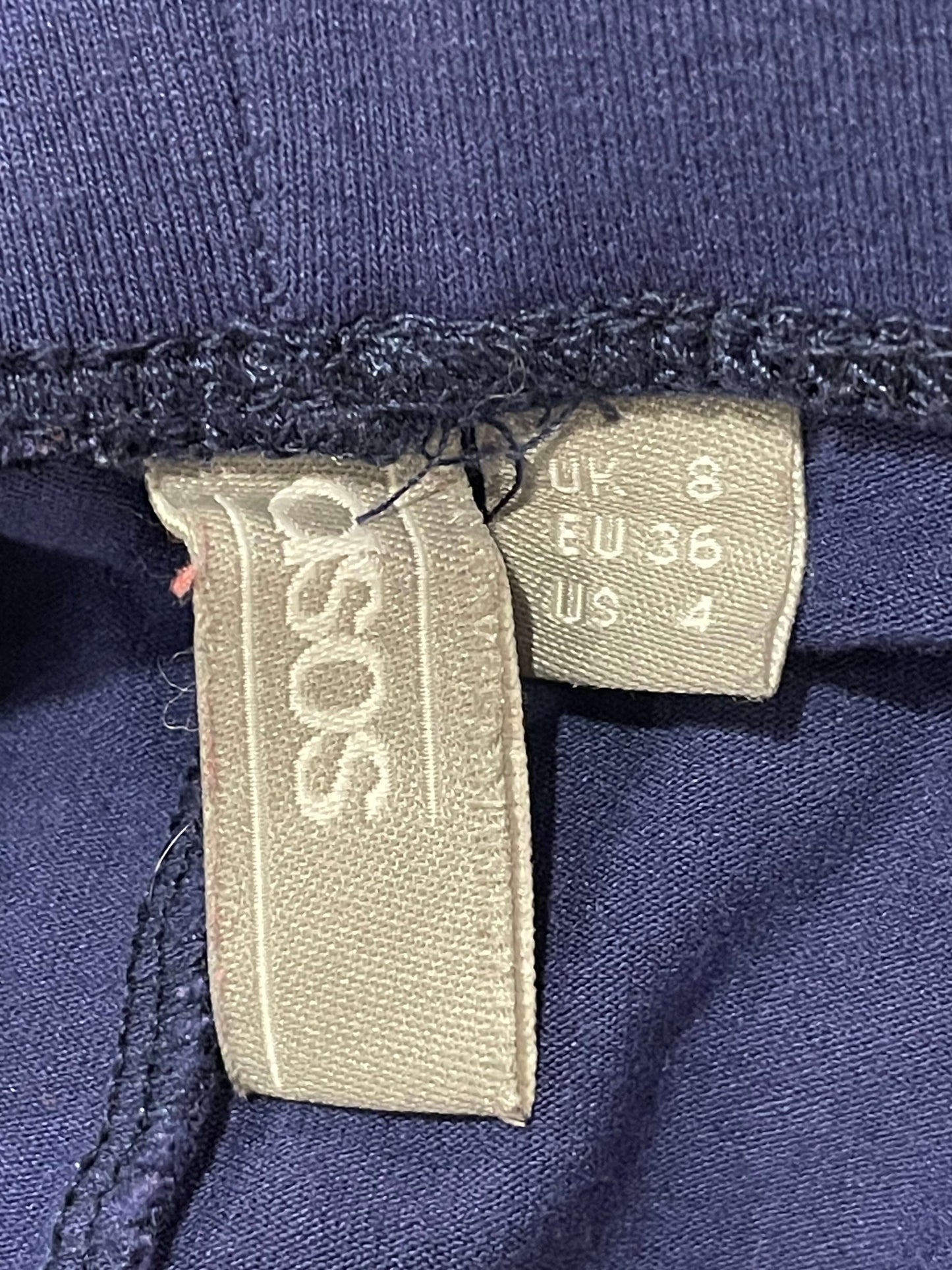 asos Maternity, Dark Blue Leggings, size 4 (Small), Maternity S (4-6)