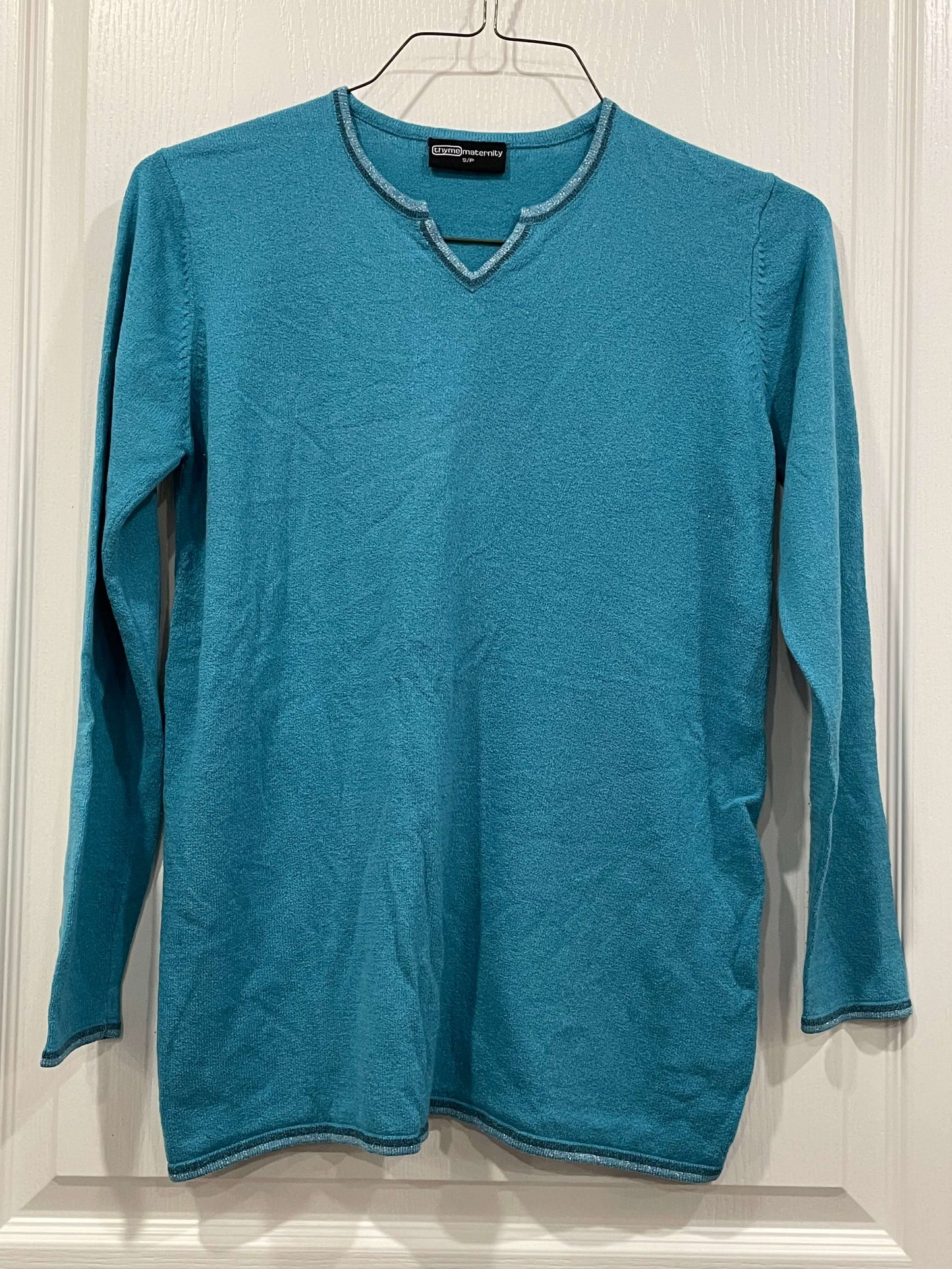 Thyme Maternity Shimmering Top, size Small, Maternity S (4-6)