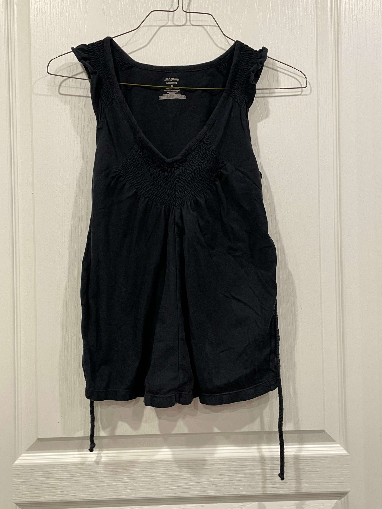 Old Navy Maternity, Black Tank, size Small, Maternity S (4-6)