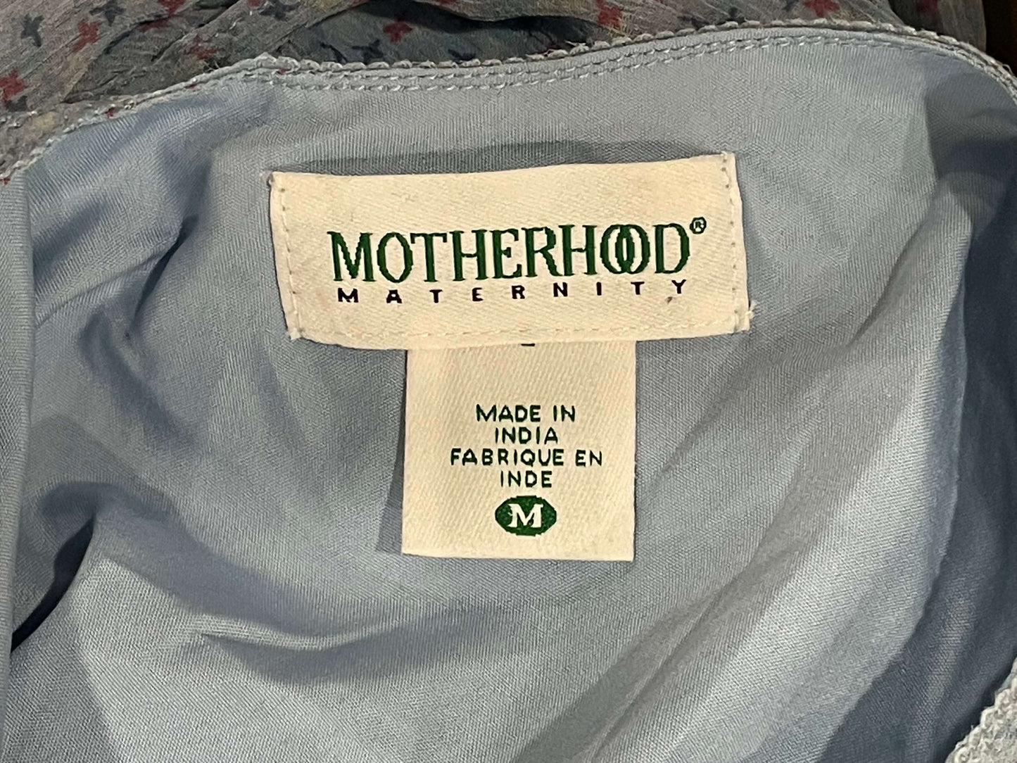 Motherhood Maternity, s/s light blue top, size Medium, Maternity M (8-10)