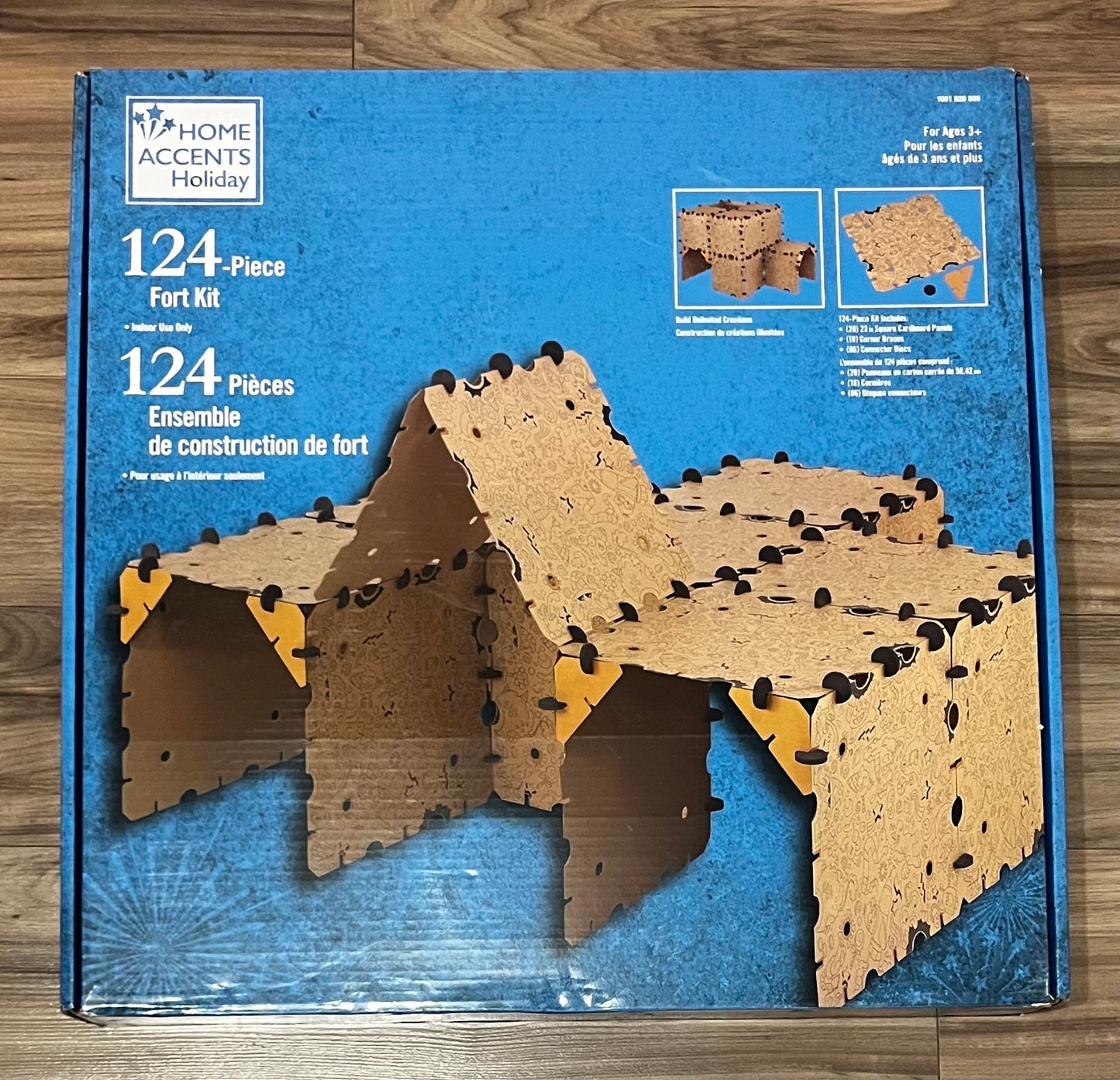 Build-a-Fort Kit with Cardboard Panels to Colour