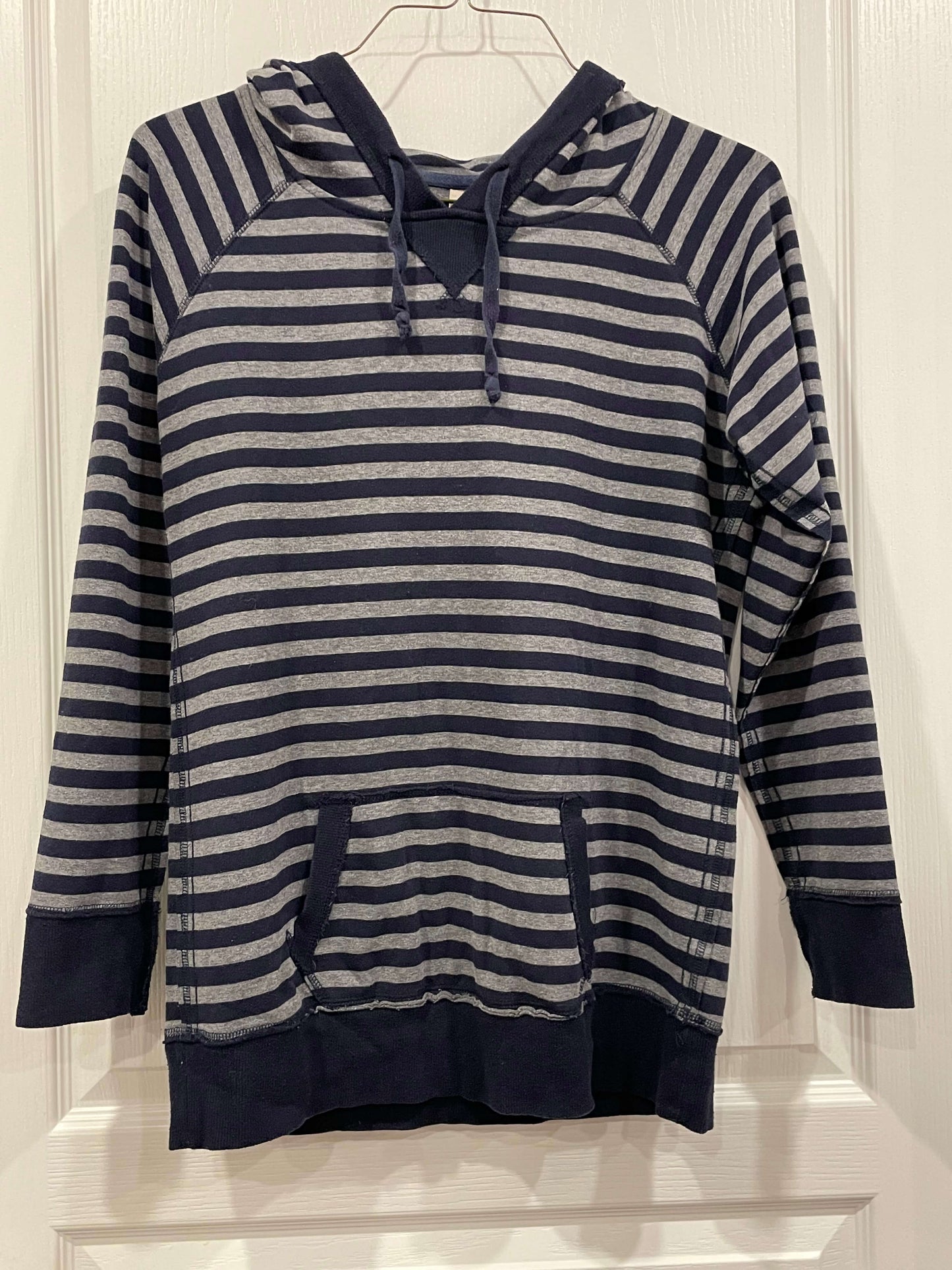 Thyme Maternity, L/S striped lightweight hoodie, size Large, Maternity L (12-14)