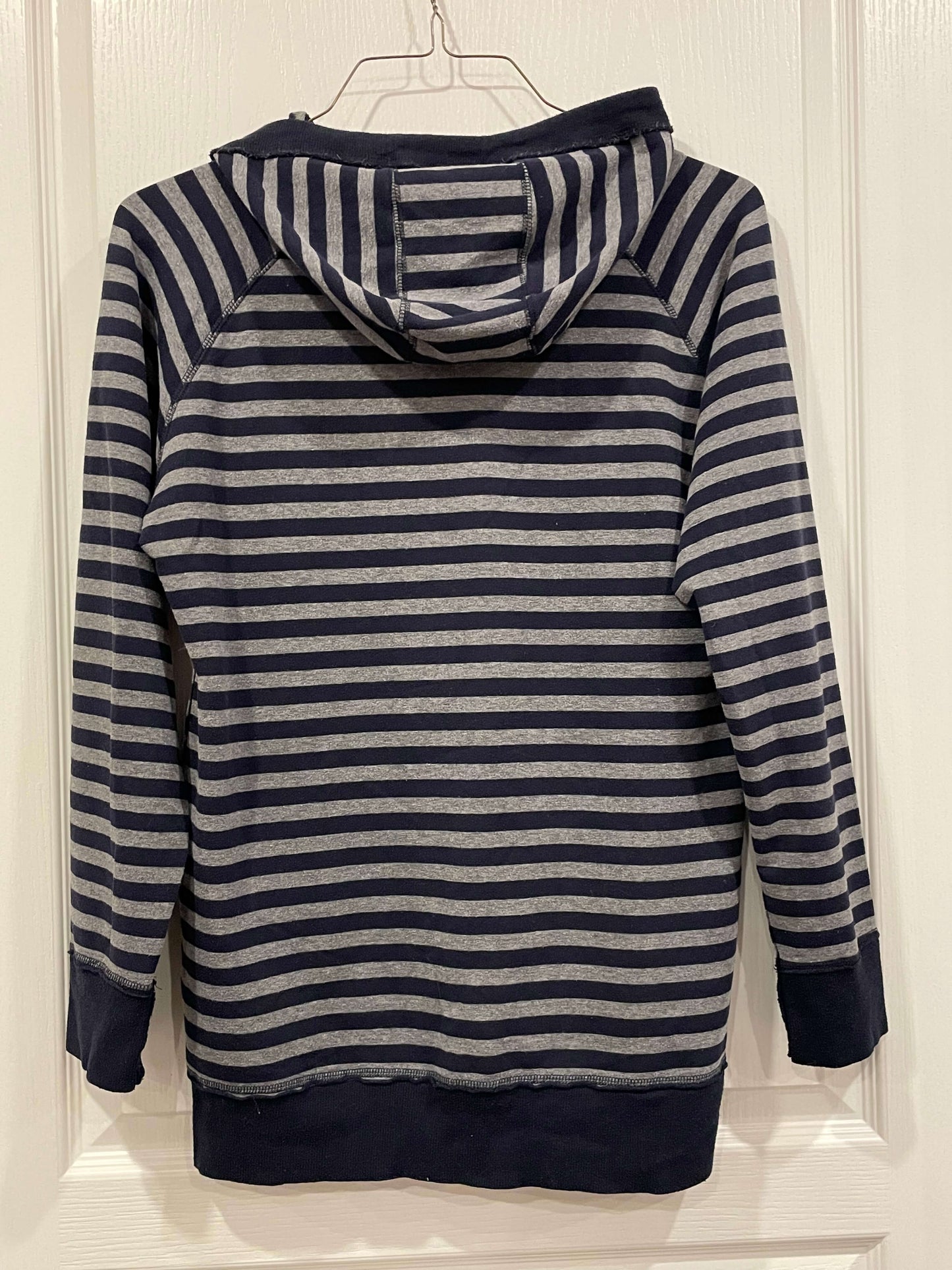Thyme Maternity, L/S striped lightweight hoodie, size Large, Maternity L (12-14)