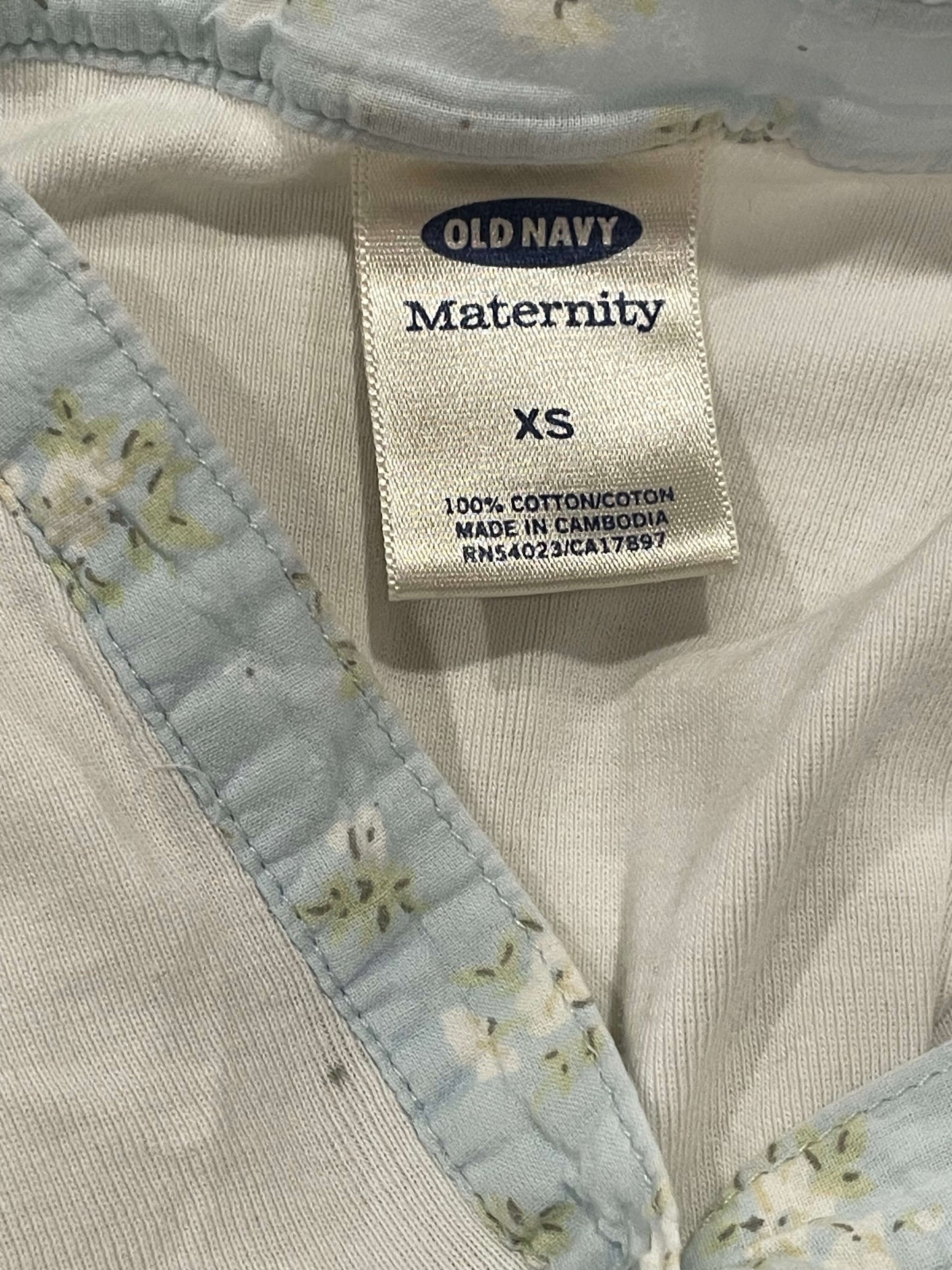 Old Navy s/s Maternity Top, size X-Small, Maternity XS (0-2)