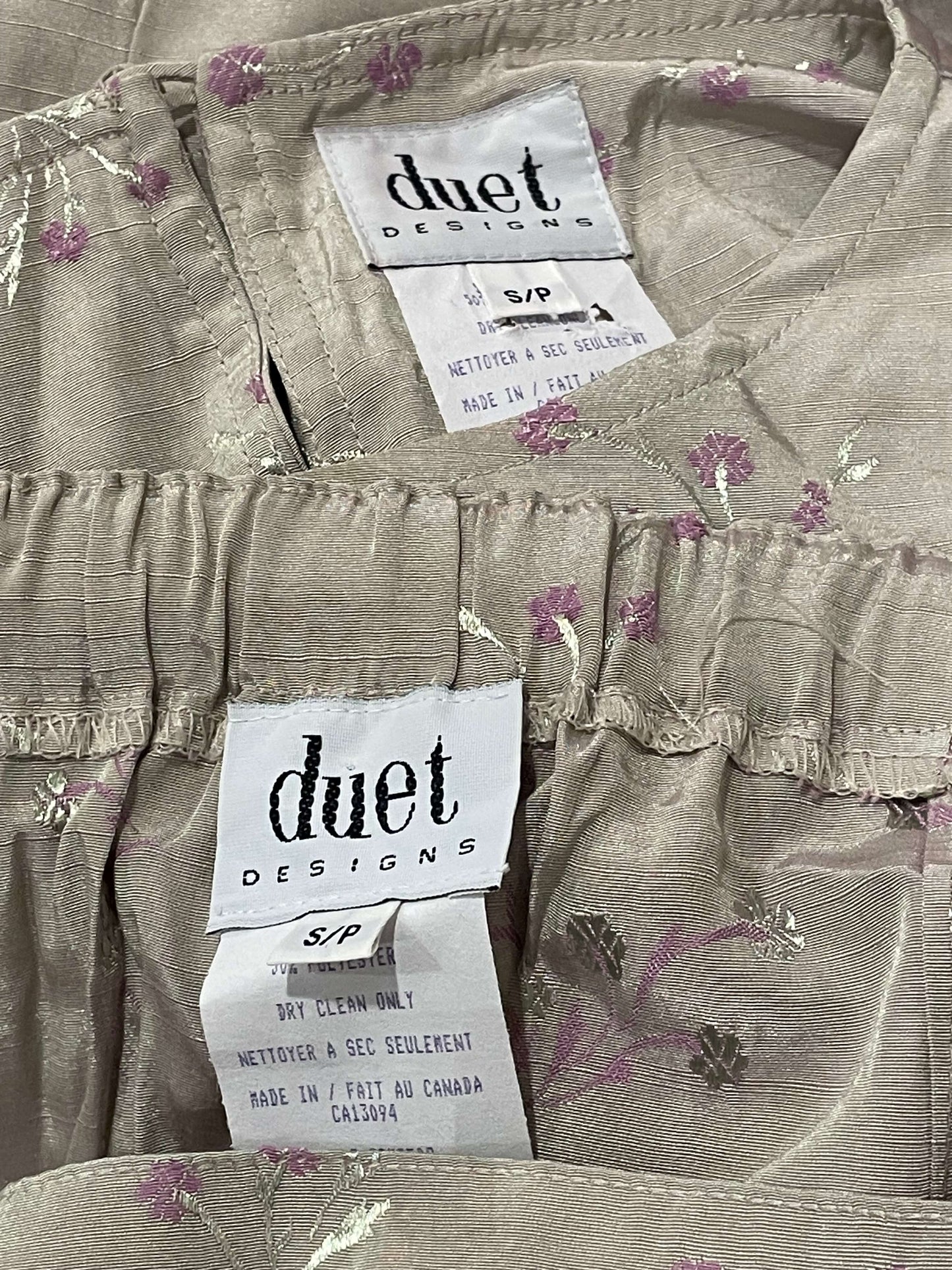 Two piece dressy Maternity outfit (skirt/tank), size Small, Maternity S (4-6)