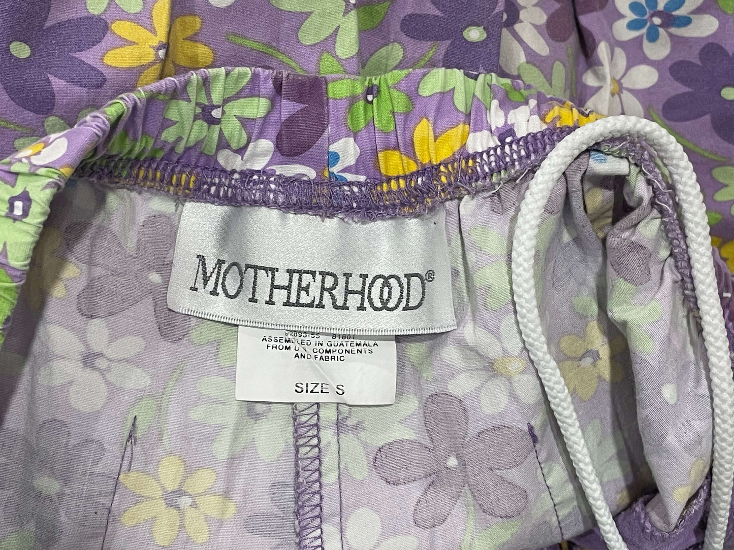 Cute Maternity Pants with Floral Pattern, size Small, Maternity S (4-6)