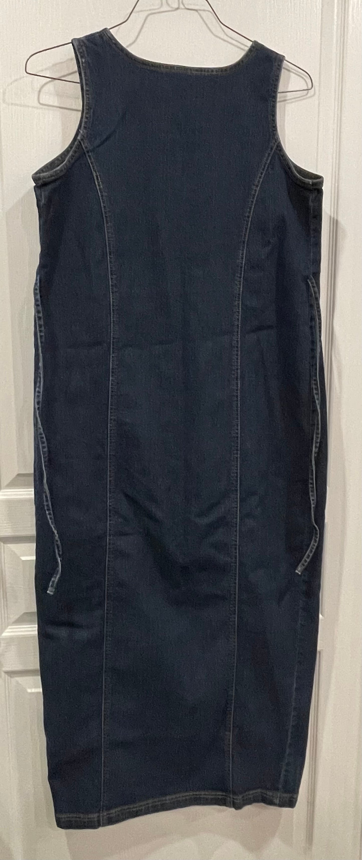 Thyme Maternity, Long Denim Dress, size Small, Maternity S (4-6)