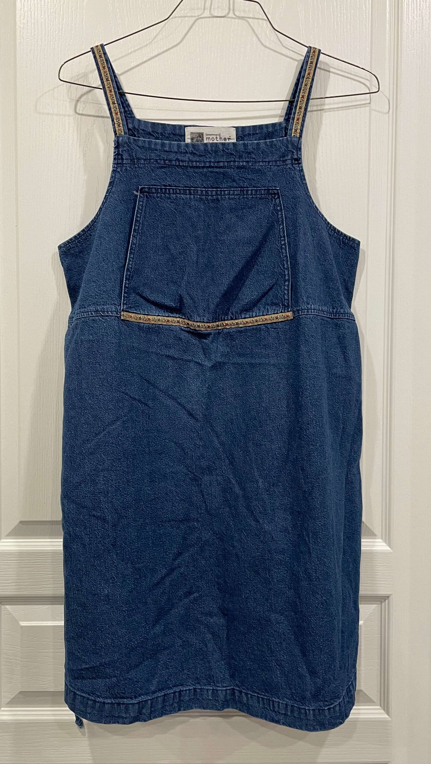 Tomorrow’s Mother Sport short Denim dress, size Medium, Maternity M (8-10)