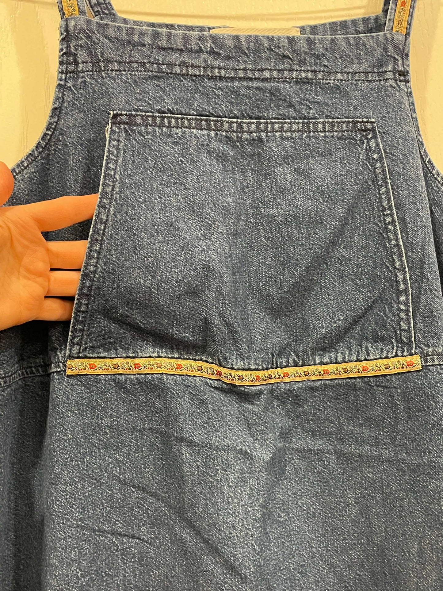 Tomorrow’s Mother Sport short Denim dress, size Medium, Maternity M (8-10)
