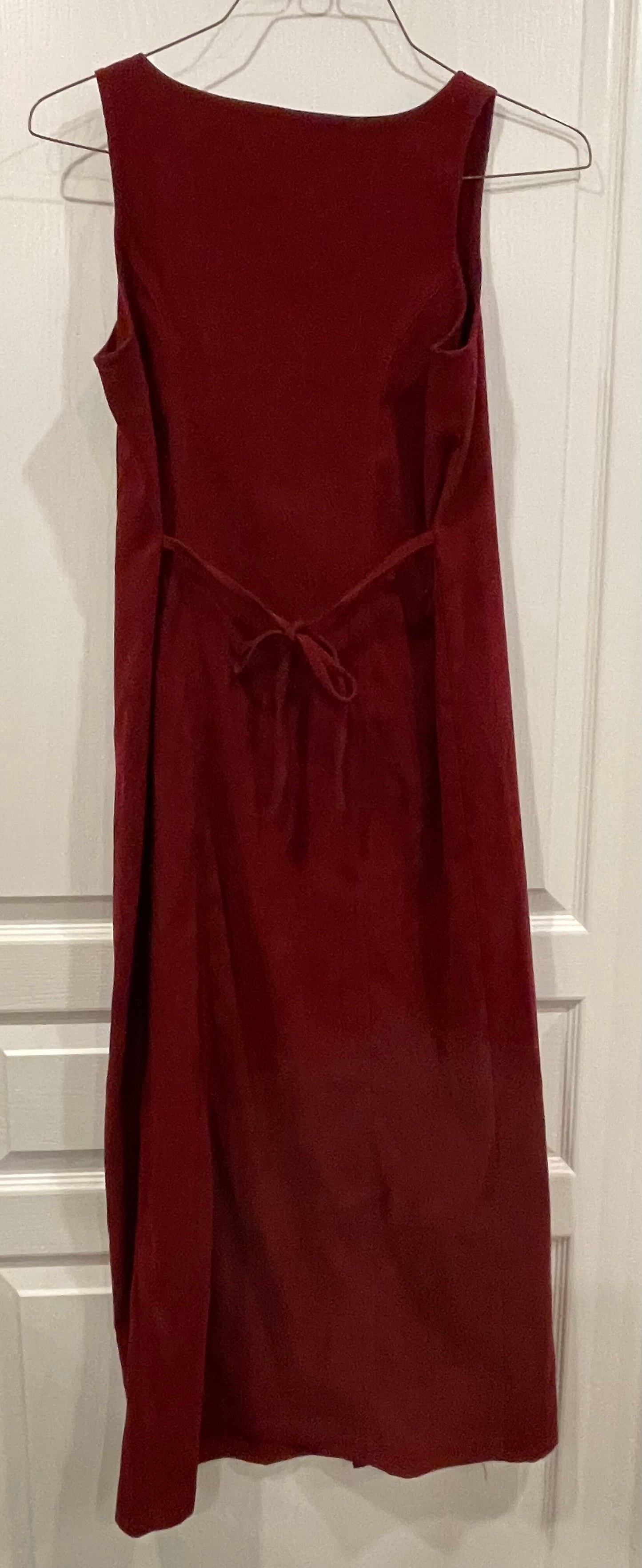 VGUC, Thyme Maternity, Long Red Dress, size X-Small, Maternity XS (0-2)
