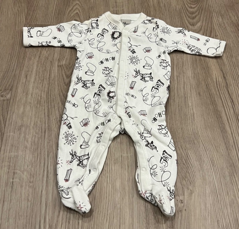 Old Navy Christmas Holiday Sleeper, size 0-3mos, Kids 3 Month (0-3M)