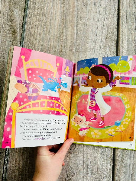 Disney Junior Nine Favorite Tales: A Little Golden Book Collection, hardcover, like new