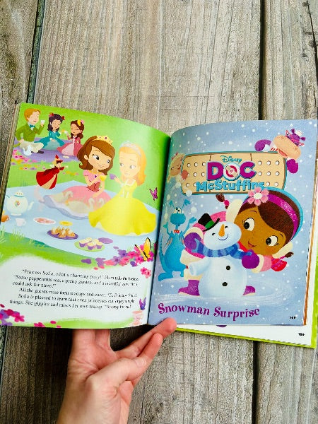 Disney Junior Nine Favorite Tales: A Little Golden Book Collection, hardcover, like new