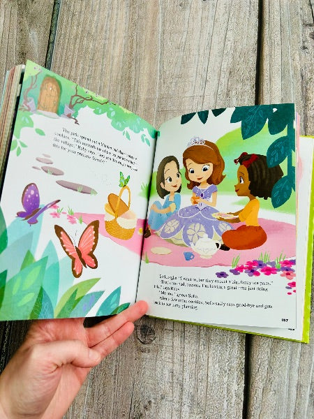Disney Junior Nine Favorite Tales: A Little Golden Book Collection, hardcover, like new