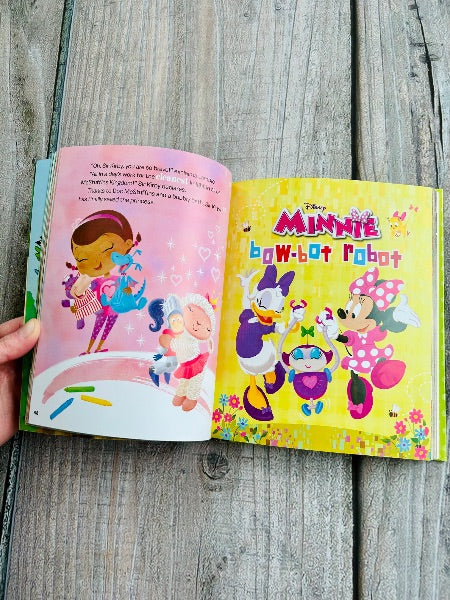 Disney Junior Nine Favorite Tales: A Little Golden Book Collection, hardcover, like new
