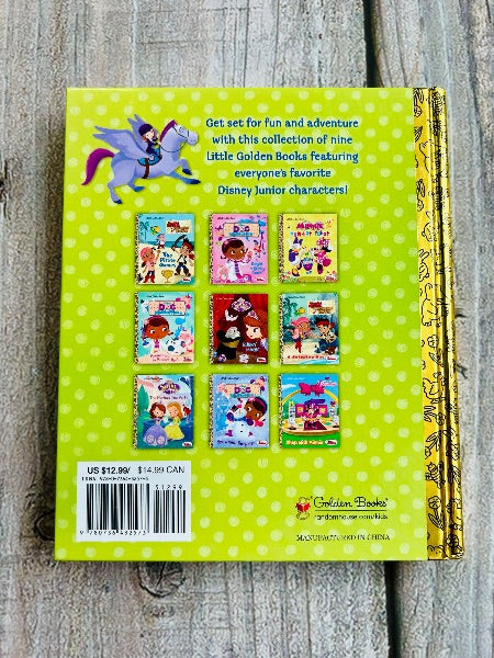 Disney Junior Nine Favorite Tales: A Little Golden Book Collection, hardcover, like new