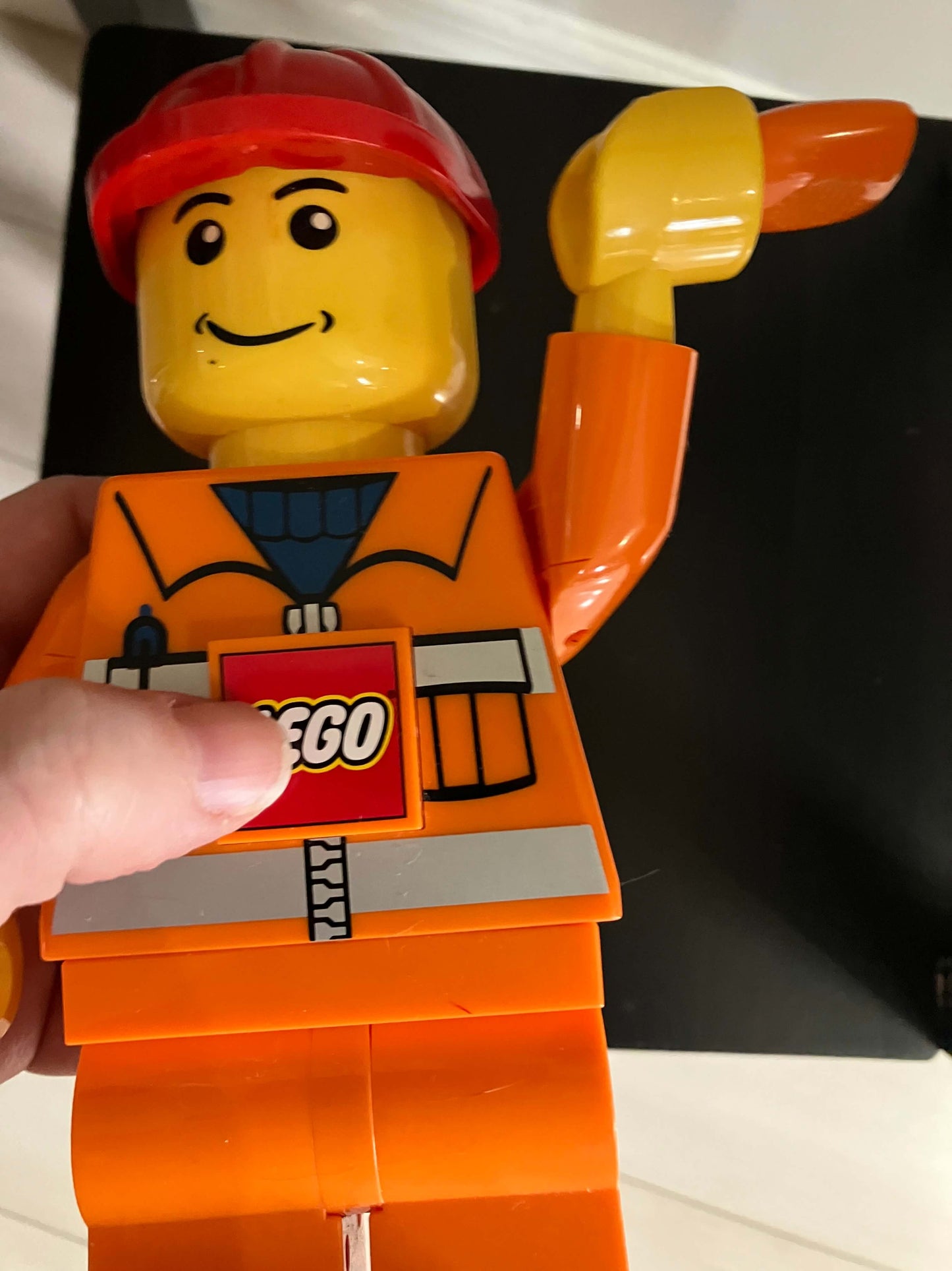 Big Lego figure - toy + flashlight