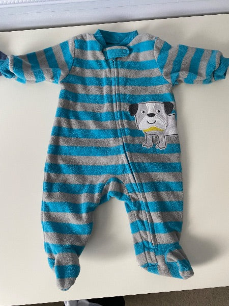 Four fleece sleepers, newborn , Kids Newborn