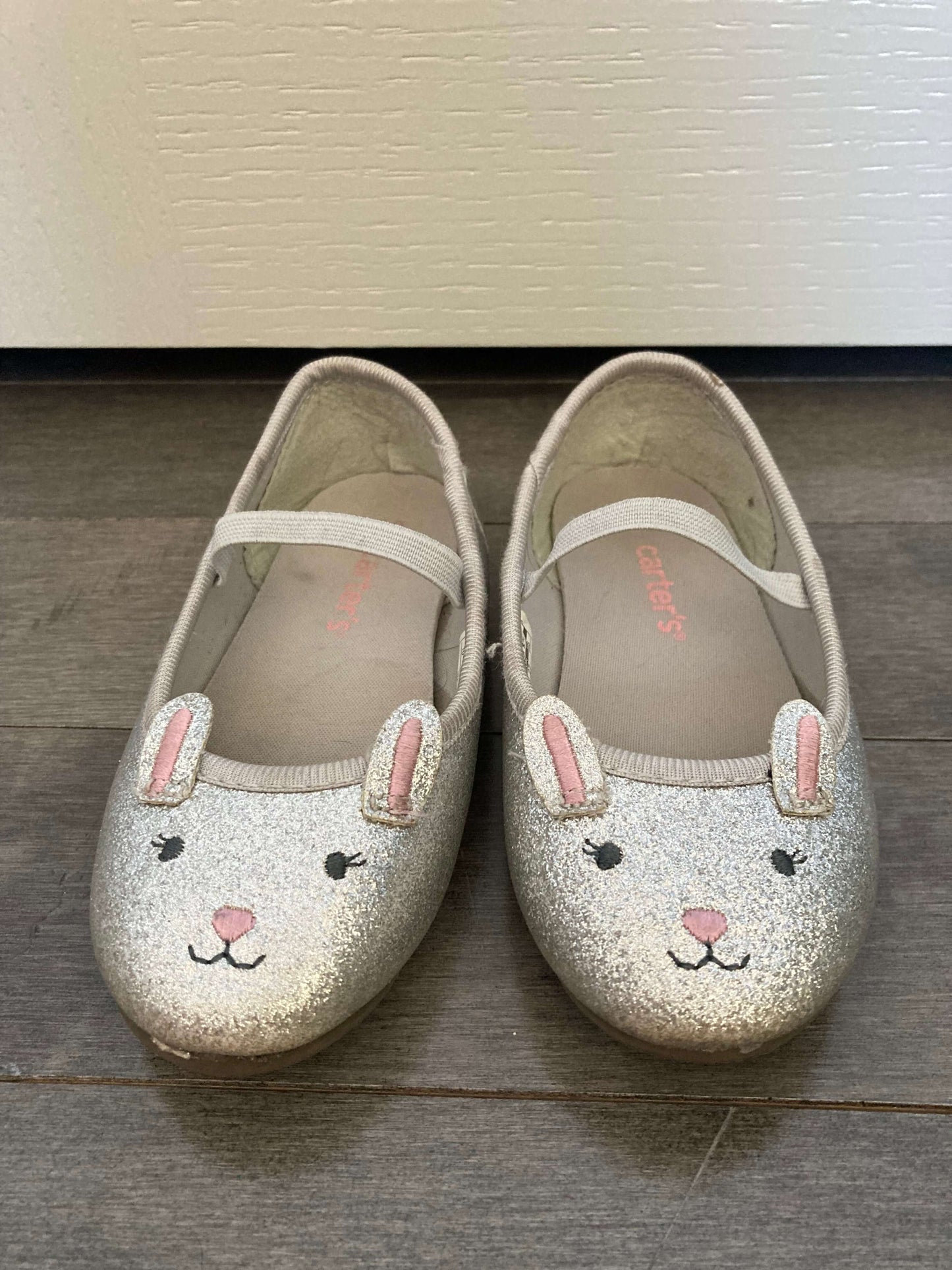 Bunny Silver Shoes, Size 10, Shoes 10 (Toddler:2-4yr)