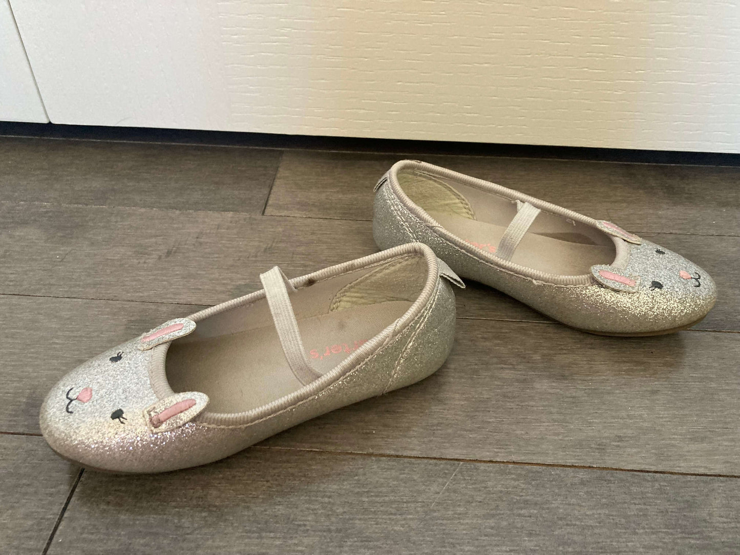 Bunny Silver Shoes, Size 10, Shoes 10 (Toddler:2-4yr)